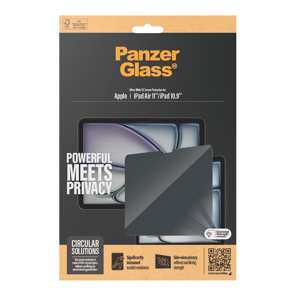 PanzerGlass ochranné sklo UWF Privacy pre iPad Air 11" M2/M3, iPad 10-11 Gen