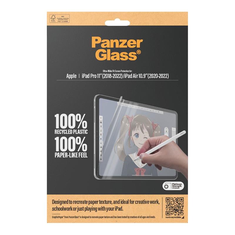 PanzerGlass ochranná fólia GraphicPaper pre iPad Air 10.9"/iPad Pro 11" 2018-2022