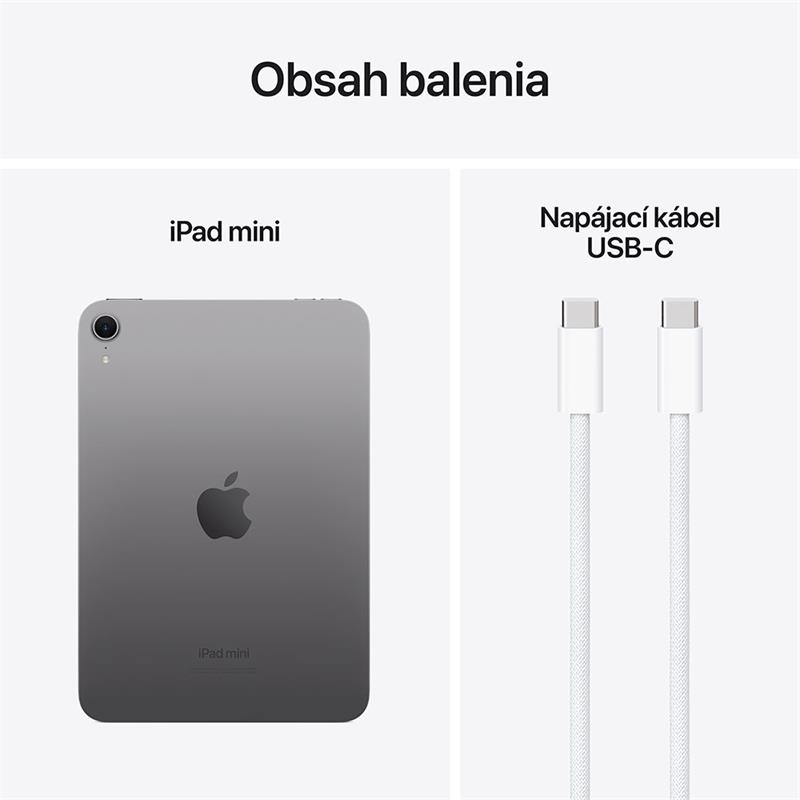 iPad mini Wi-Fi 128GB Kozmický sivý (2024)