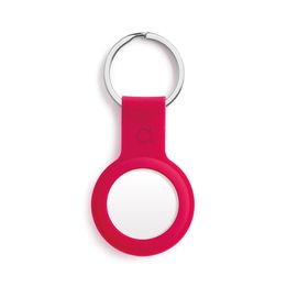 Aiino - GiGiTag Silicon holder with keychain for AirTag - Cherry