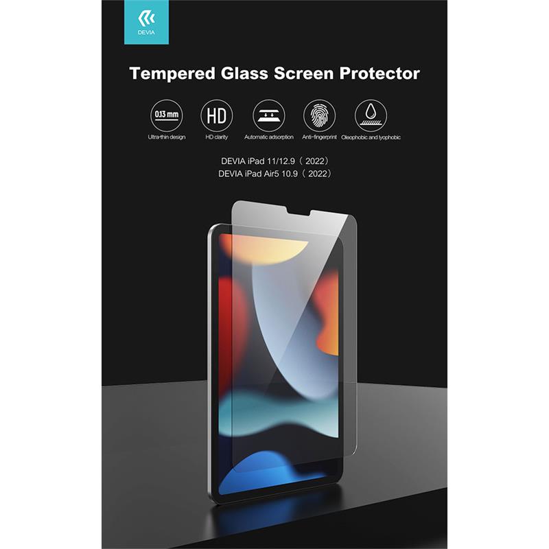 Devia ochranné sklo pro iPad 10-11 Gen 2022/2025 - Crystal Clear