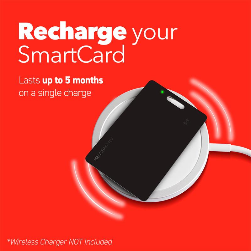 KeySmart SmartCard s Apple Find My - čierna