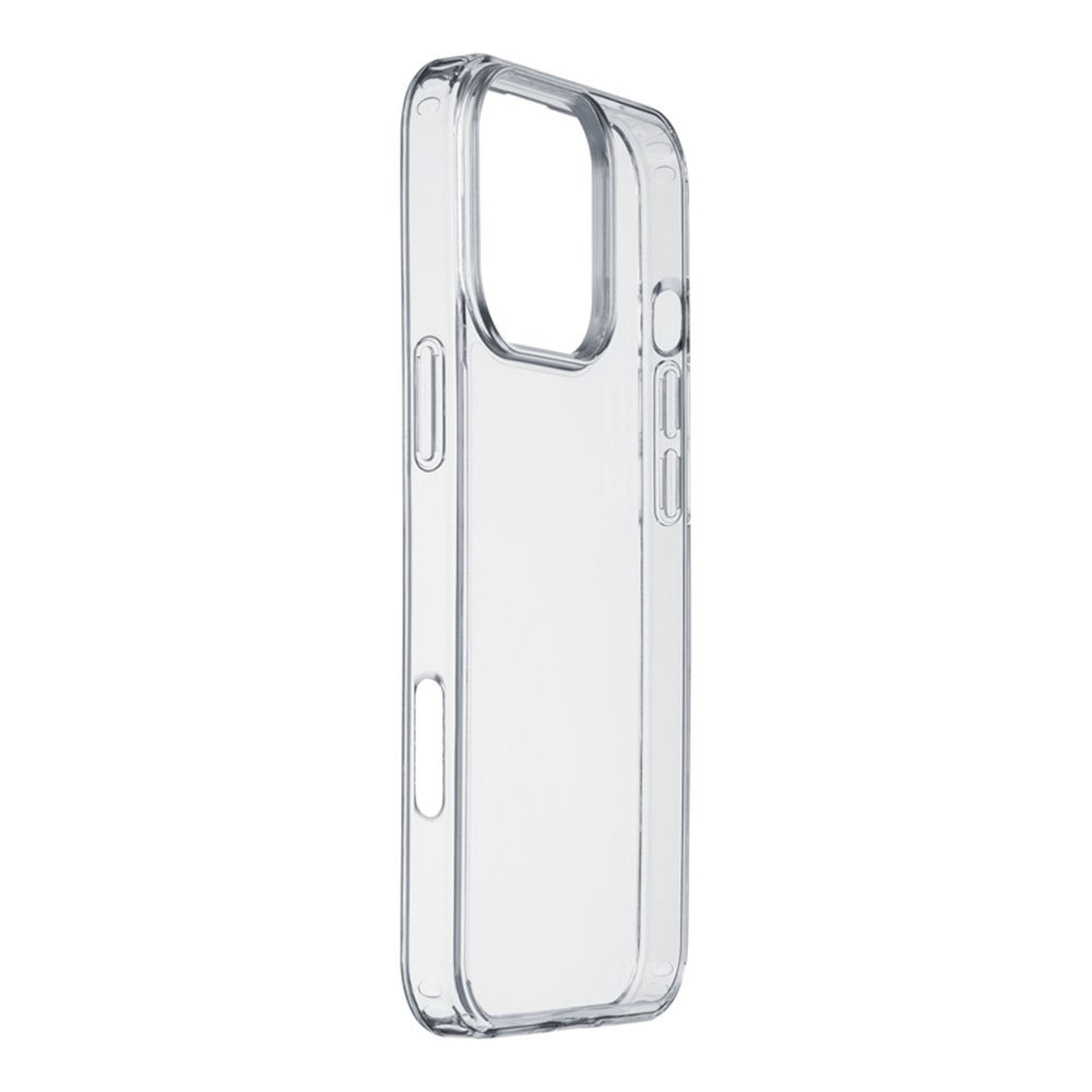 CellularLine Clear Duo zadný kryt s ochranným ramčekom pre iPhone 16 Pro Max, transparentný