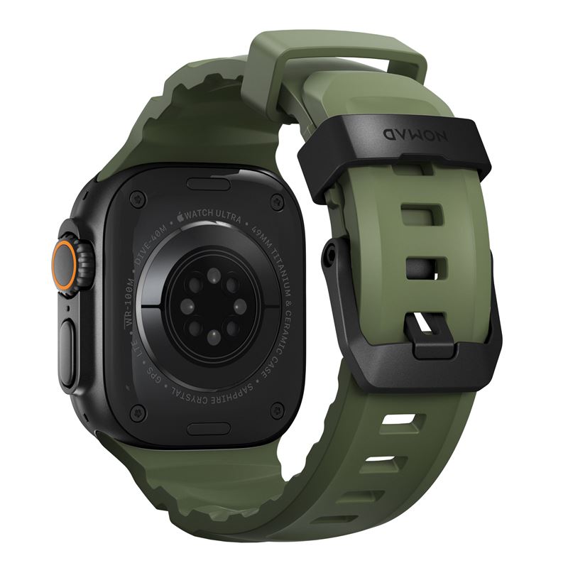 Nomad řemínek Rocky Point Band pro Apple Watch 46/49mm - Forest/Black
