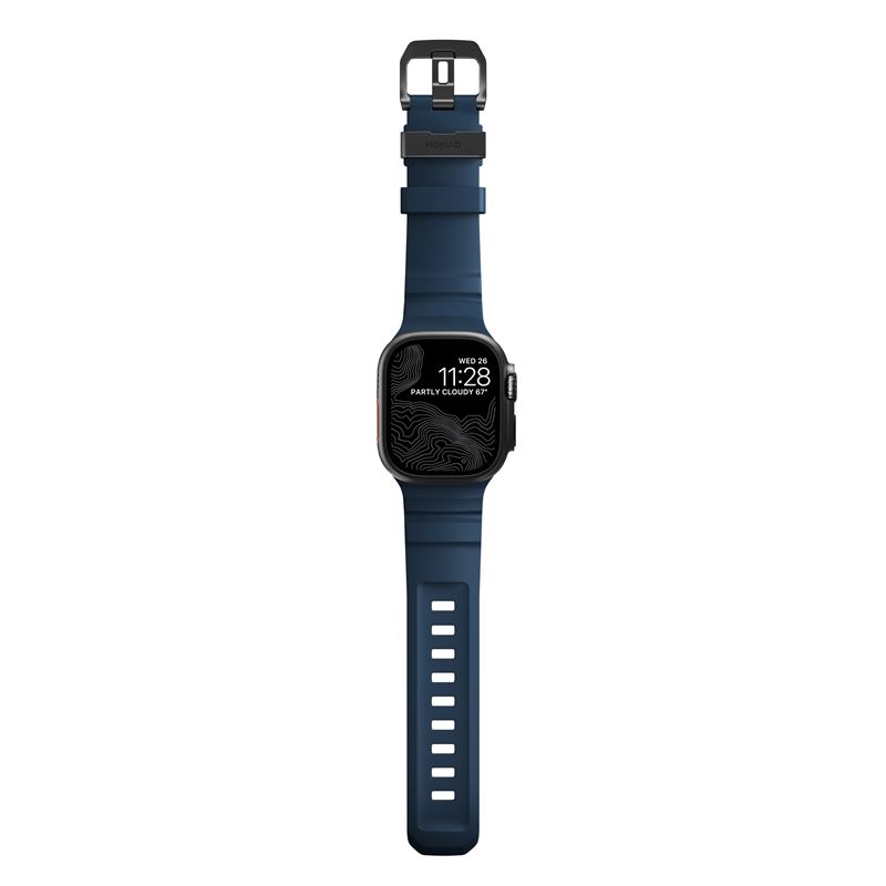 Nomad řemínek Rocky Point Band pro Apple Watch 46/49mm - Atlantic/Black