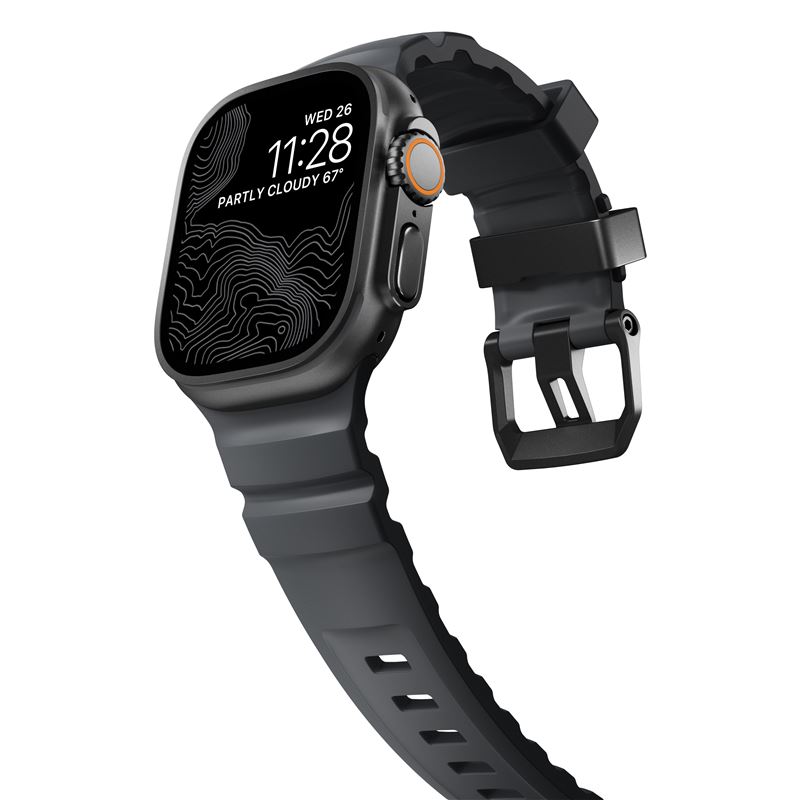Nomad řemínek Rocky Point Band pro Apple Watch 46/49mm - Storm/Black