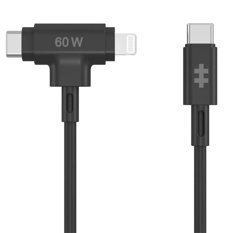 Hyper kábel HyperJuice USB-C/Lightning Hybrid Silicone Cable 1.5m - Black