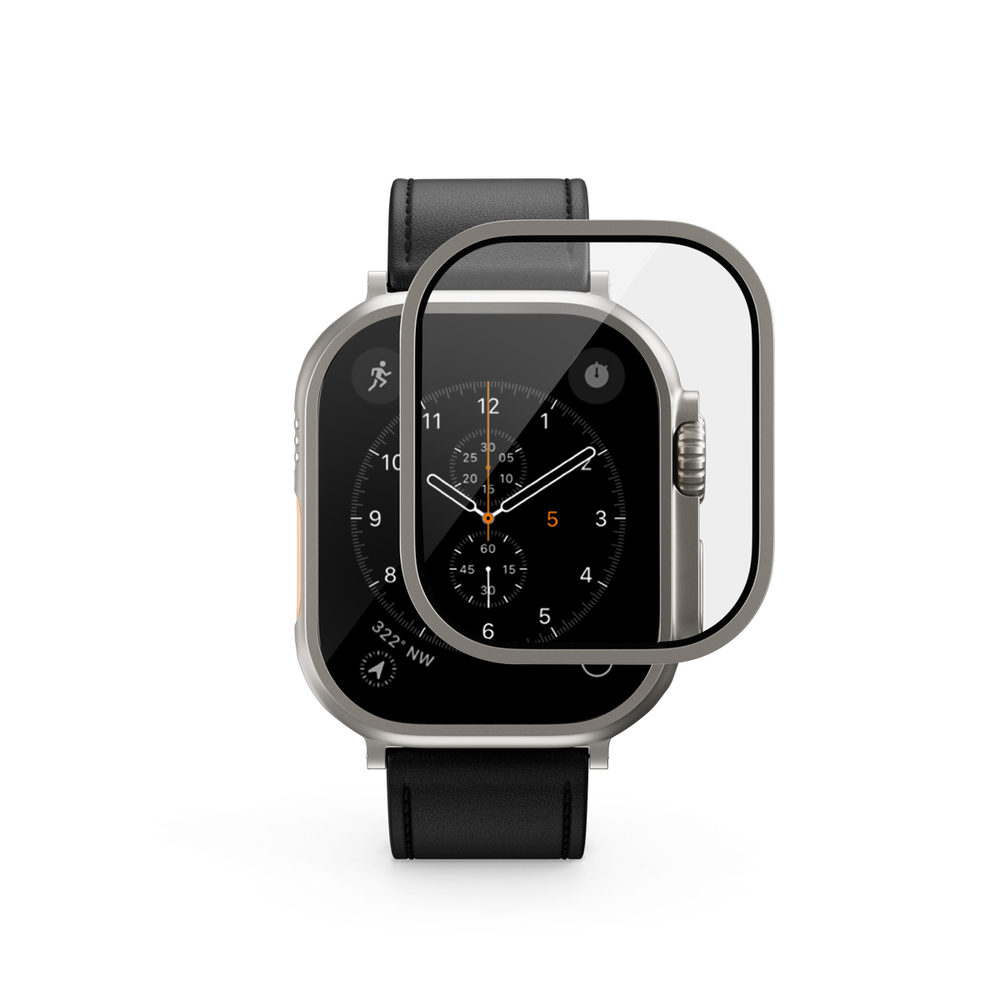 Epico UNUM SapphireShield Watch Protector pro Apple Watch Ultra 49mm stříbrná