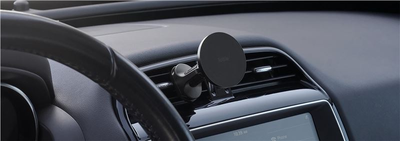 iOttie iTap 3 MagSafe Air Vent Mount with Magnetic Ring Adapter - Black