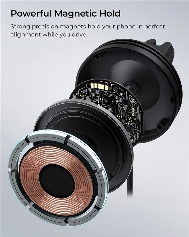 iOttie Velox MagSafe Qi2 Wireless Air Vent Mount - Black