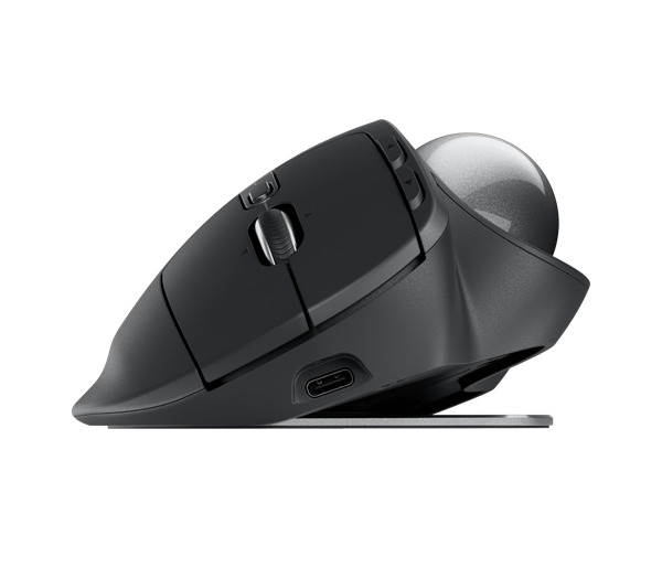 Logitech MX Ergo S - pokročilý bezdrôtový trackball - grafitový