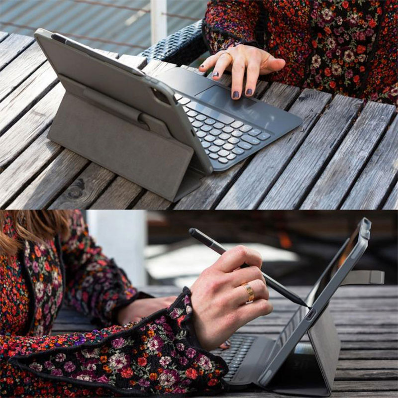 ZAGG klávesnica Pro Keys with Trackpad pre iPad Pro 12.9"/Air 13" M2/M3 EN - Black *Rozbalený*