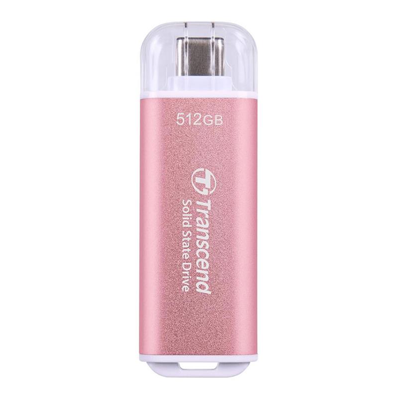 Transcend SSD 512GB ESD300 USB 3.2 Gen 2x1 - Pink
