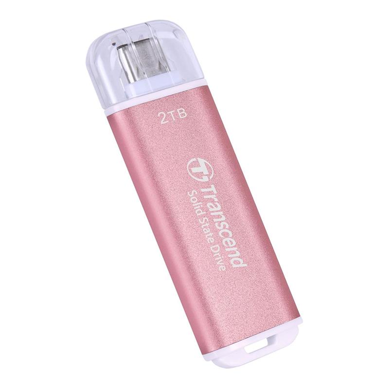 Transcend SSD 2TB ESD300 USB 3.2 Gen 2x1 - Pink