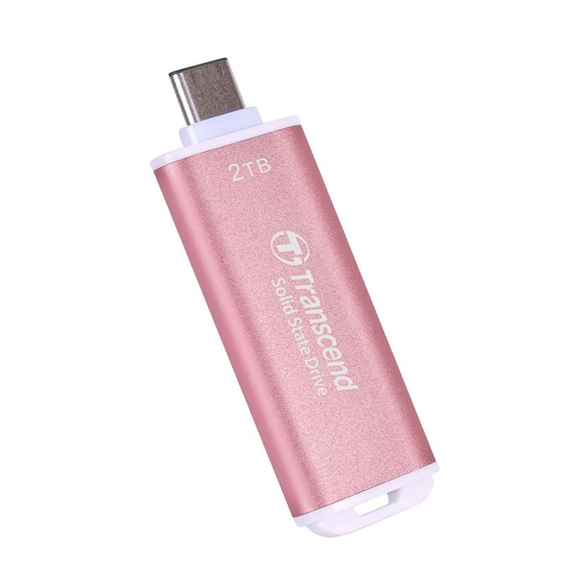 Transcend SSD 2TB ESD300 USB 3.2 Gen 2x1 - Pink