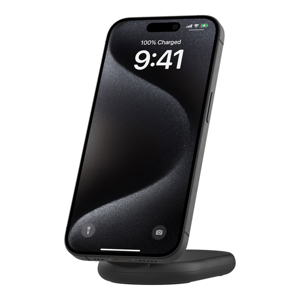 Belkin Boost Charge Magnetic Wireless Charger with Qi2 15W + 20W Charger - Black