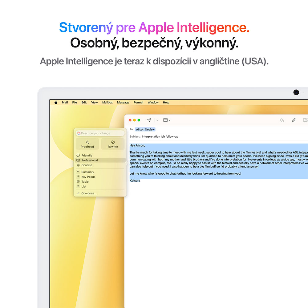 iMac 24" 4.5K Apple M4 8C CPU 8C GPU 16GB 256GB Žltý SK