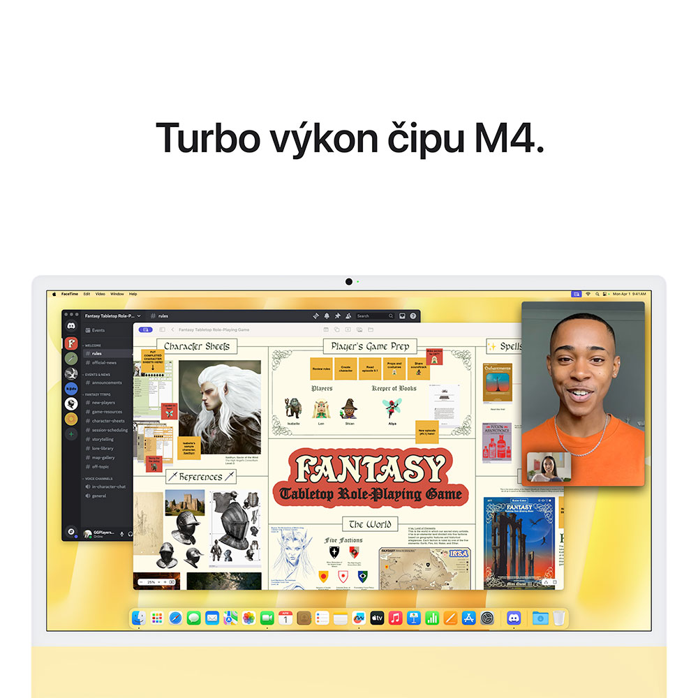 iMac 24" 4.5K Apple M4 10C CPU 10C GPU 16GB 512GB Žltý SK