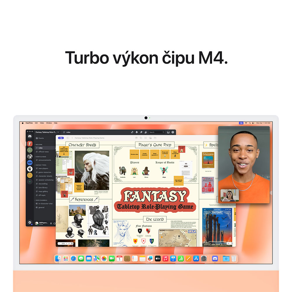 iMac 24" 4.5K Apple M4 10C CPU 10C GPU 24GB 512GB Oranžový SK
