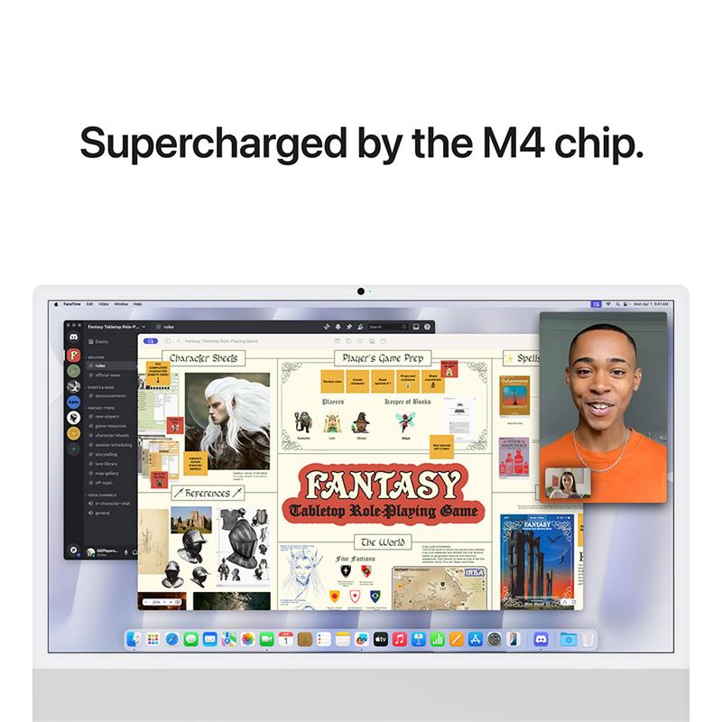 iMac 24" 4.5K Apple M4 10C CPU 10C GPU 16GB 256GB Strieborný SK