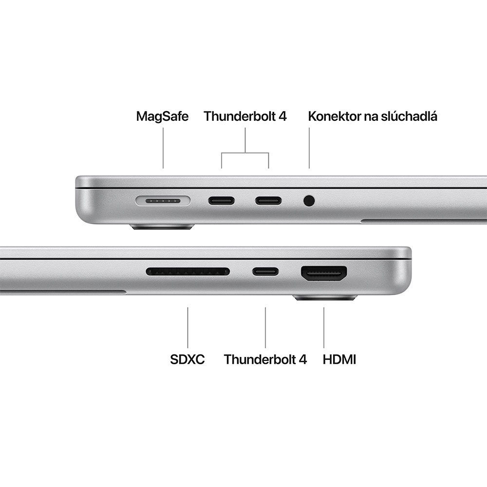 MacBook Pro 14" Apple M4 10C CPU 10C GPU 16GB 1TB Strieborný SK