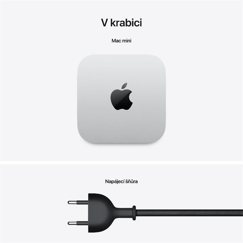EDU Mac mini Apple M4 10core CPU 10core GPU 24GB 512GB CZ