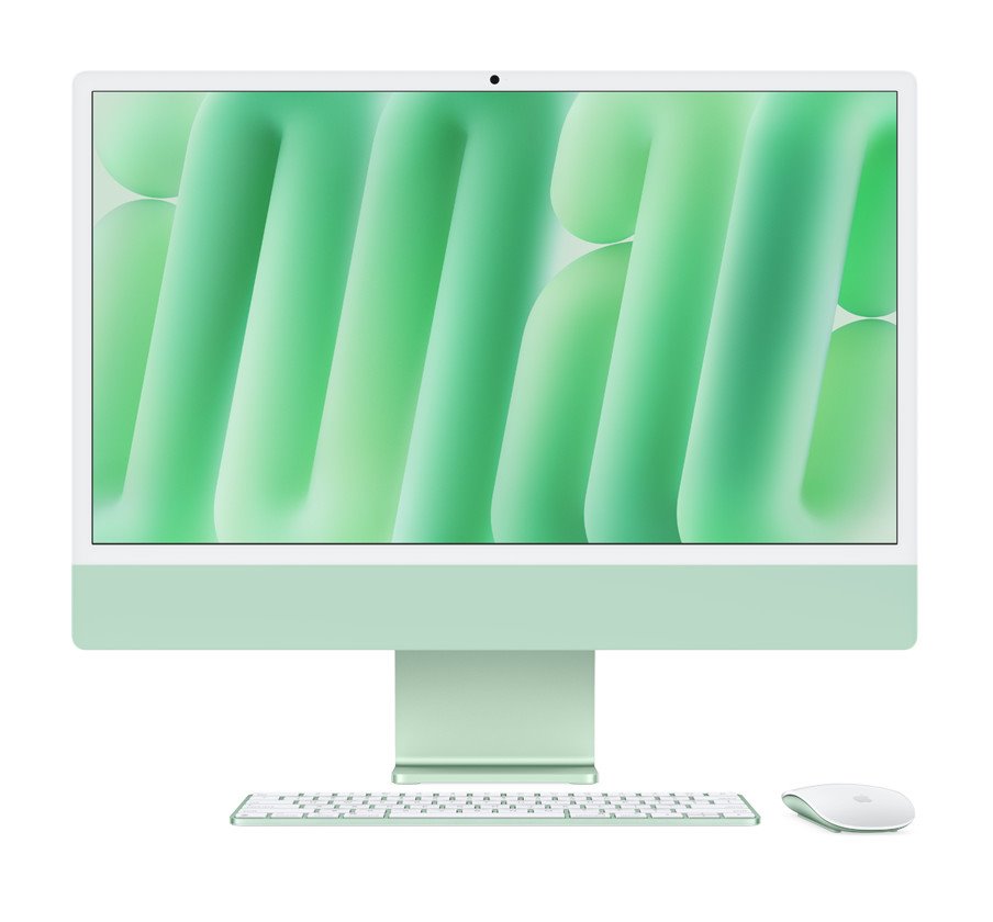 EDU iMac 24" 4.5K Apple M4 8-core CPU 8-core GPU 16GB 256GB Zelený CZ