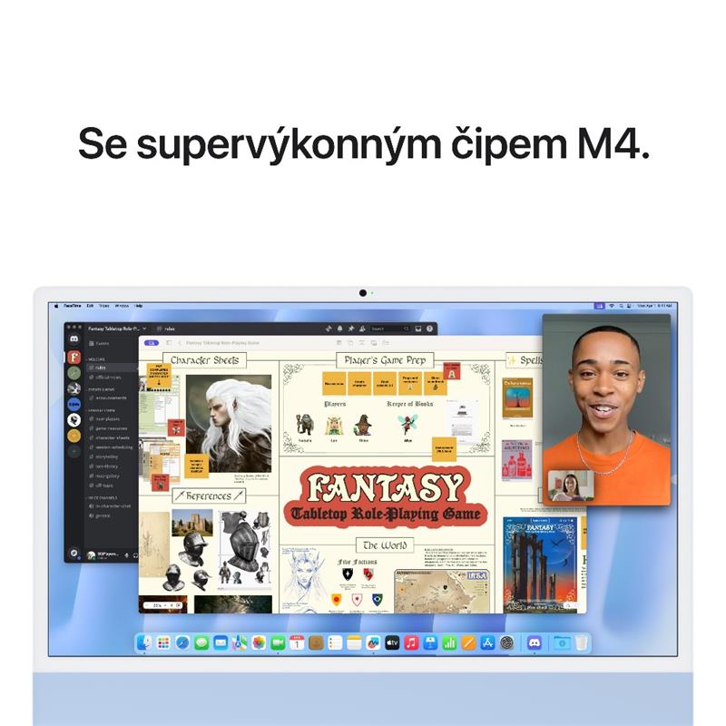 EDU iMac 24" 4.5K Apple M4 8-core CPU 8-core GPU 16GB 256GB Modrý CZ