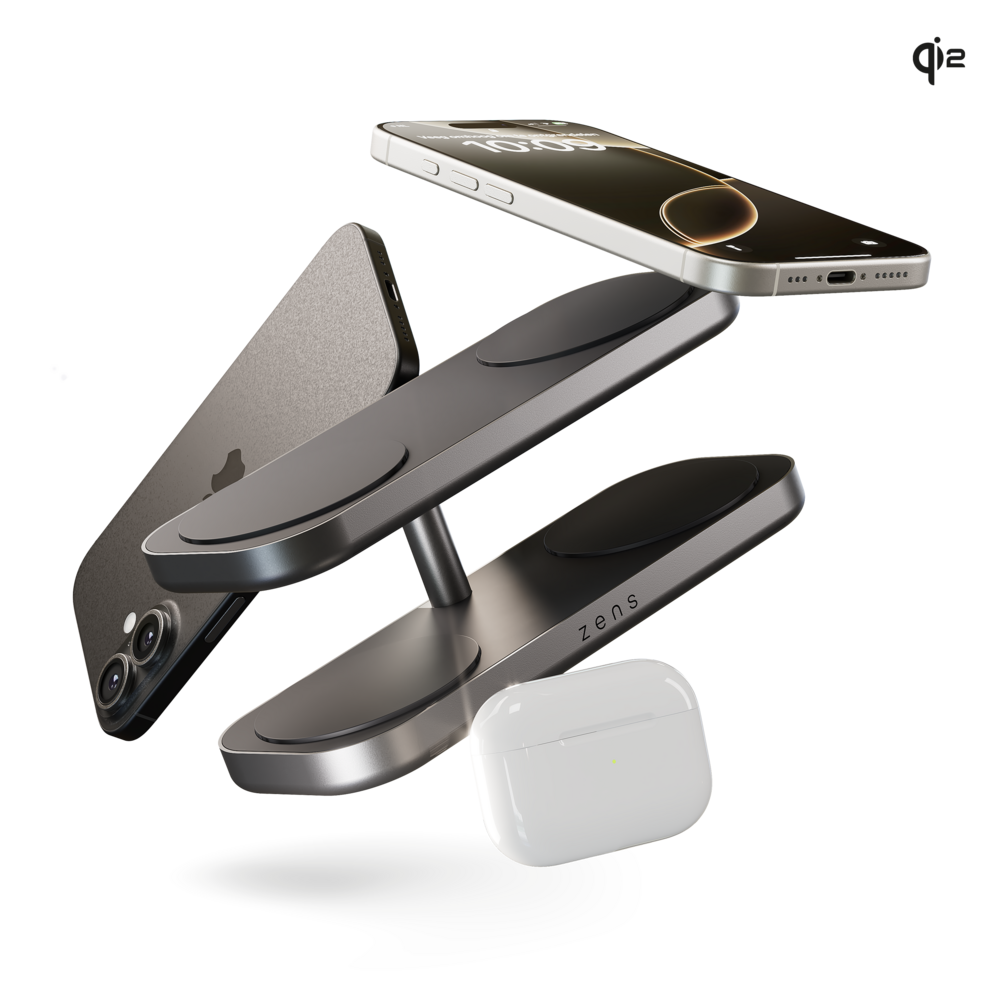ZENS Quattro Wireless Charger Pro 4 Black