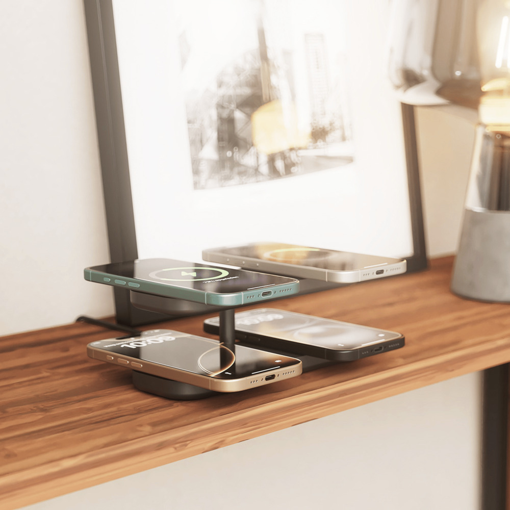 ZENS Quattro Wireless Charger Pro 4 Black