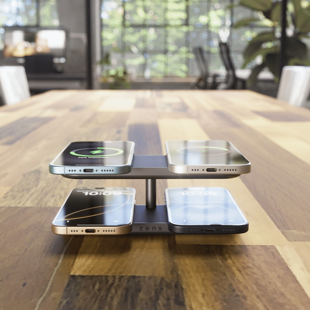 ZENS Quattro Wireless Charger Pro 4 Black
