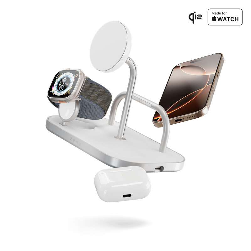 ZENS 4-1 Wireless Charger 60W USB-C Output