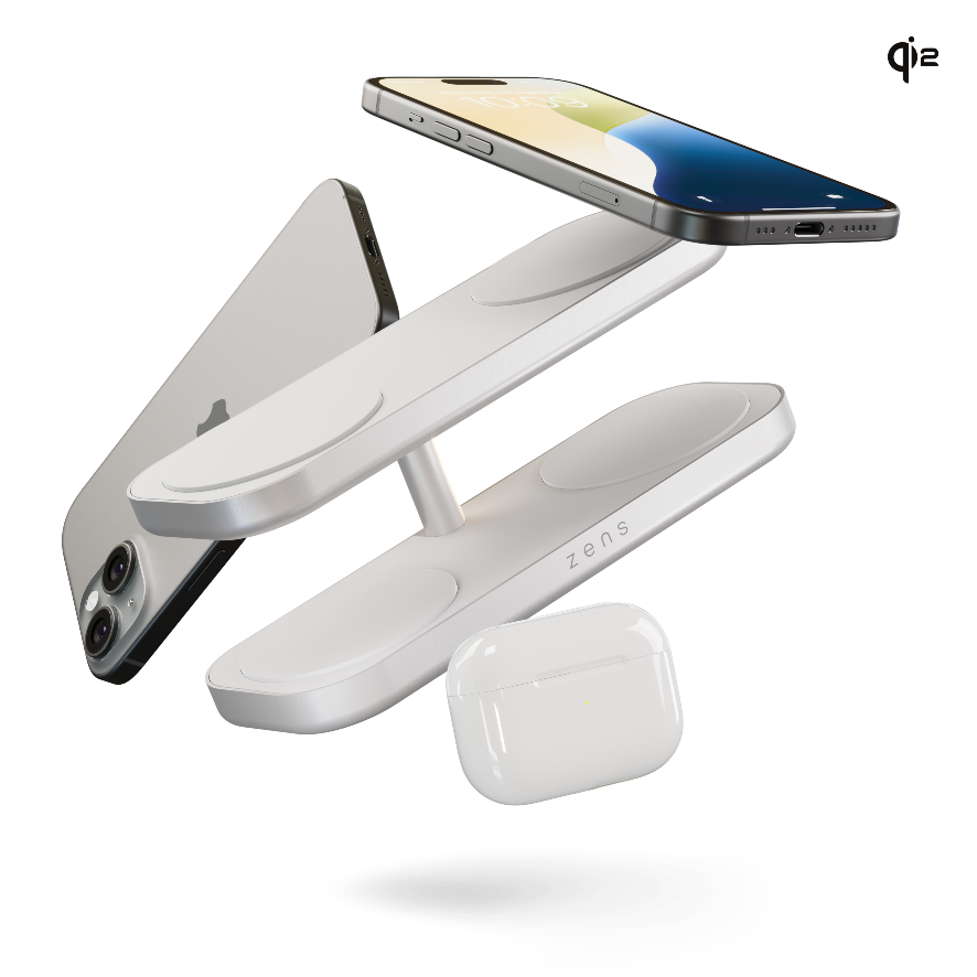 ZENS Quattro Wireless Charger Pro 4 White