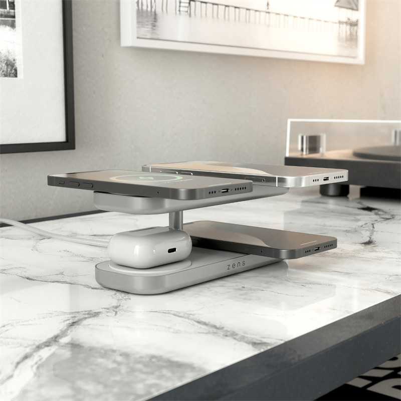 ZENS Quattro Wireless Charger Pro 4 White
