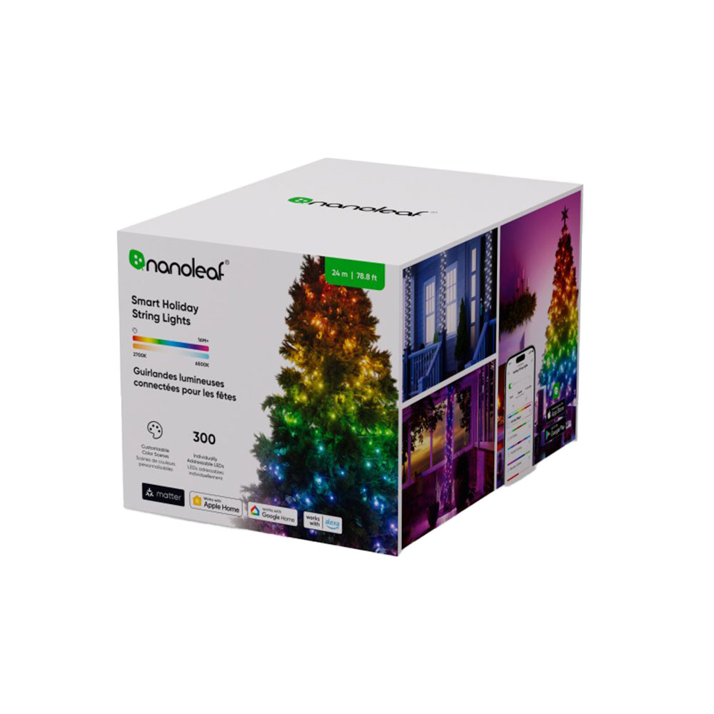 Nanoleaf Smart Holiday String Lights Starter Kit 24M
