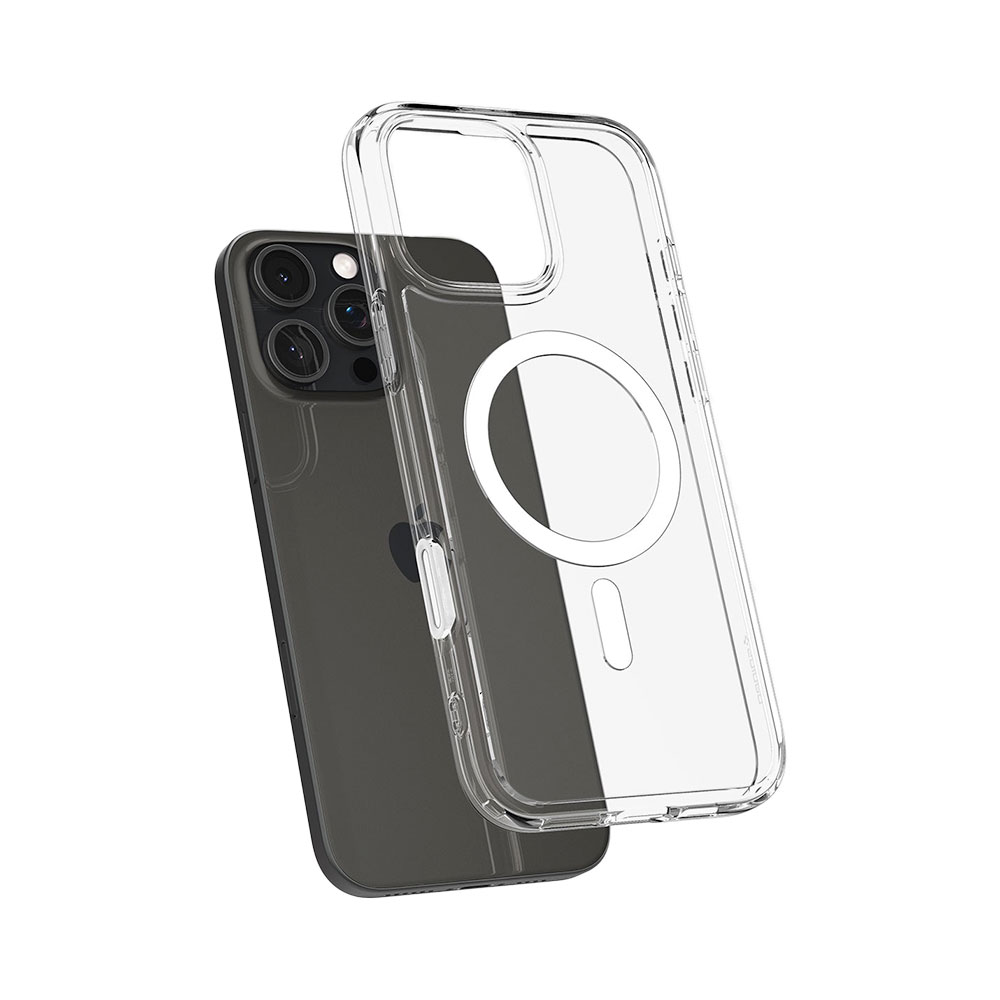 Spigen kryt Ultra Hybrid T Magsafe Camera Control pre iPhone 16 Pro - White