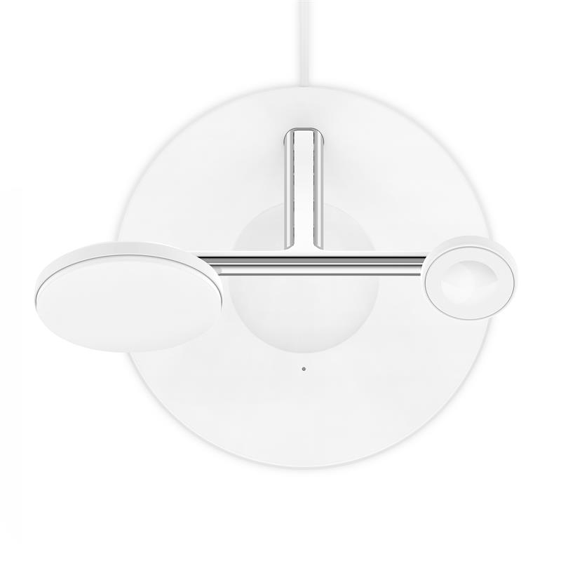 Belkin Boost Charge Pro 3-in-1 Magnetic Wireless Charging Stand with Qi2 15W - White *Rozbalený*