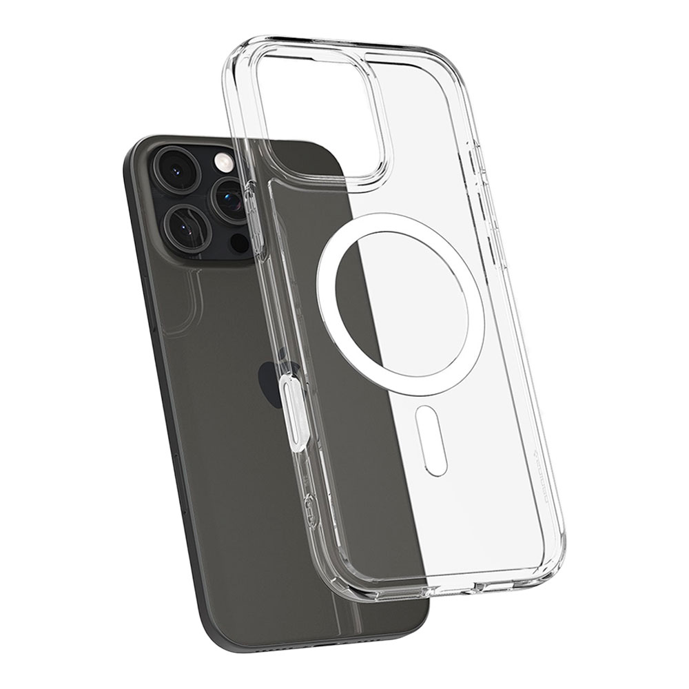 Spigen kryt Ultra Hybrid T Magsafe Camera Control pre iPhone 16 Pro Max - White