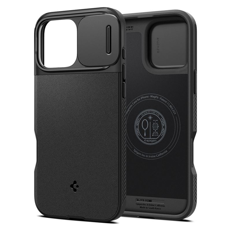 Spigen kryt Optik Armor Magsafe pre iPhone 16 Pro - Black