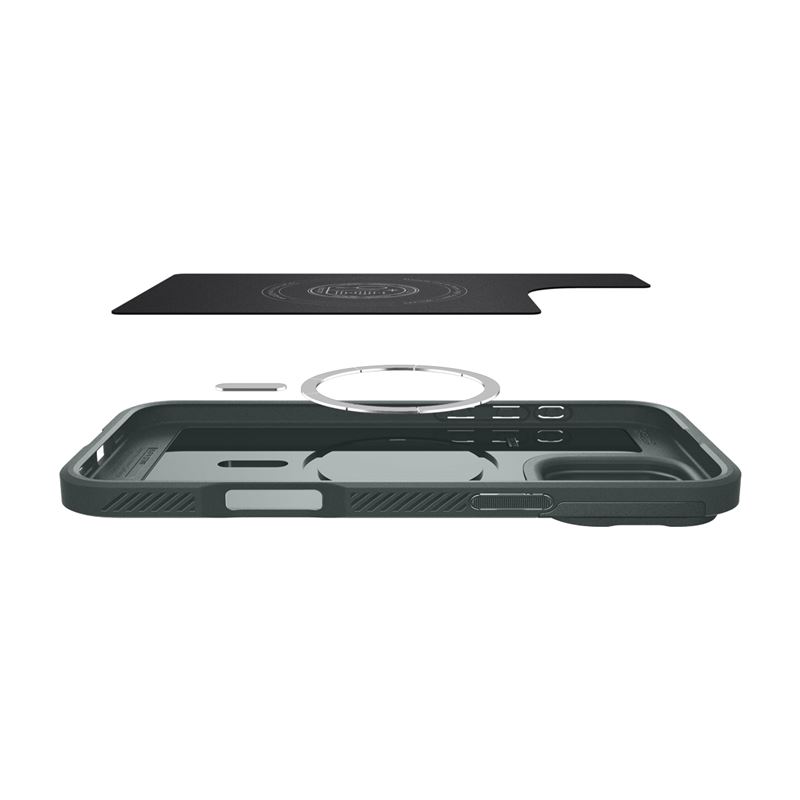 Spigen kryt Optik Armor Magsafe pre iPhone 16 Pro - Abyss Green