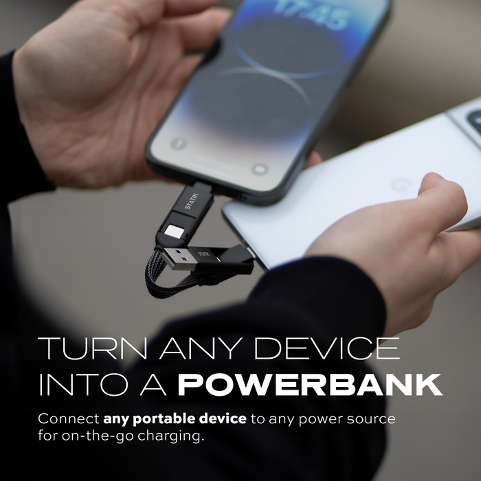 KeySmart Statik HexCharge - univerzálny USB kábel