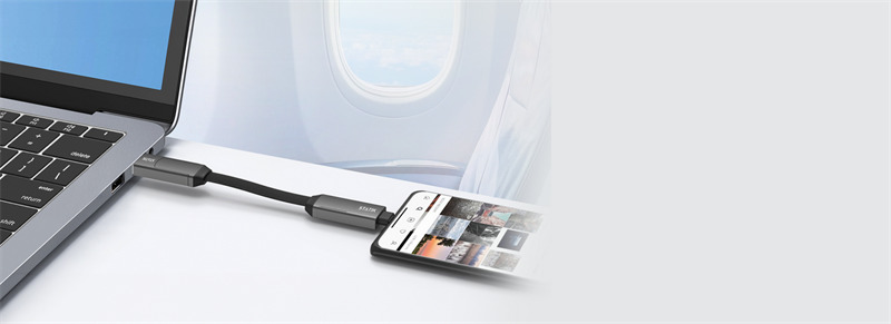 KeySmart Statik HexCharge - univerzálny USB kábel