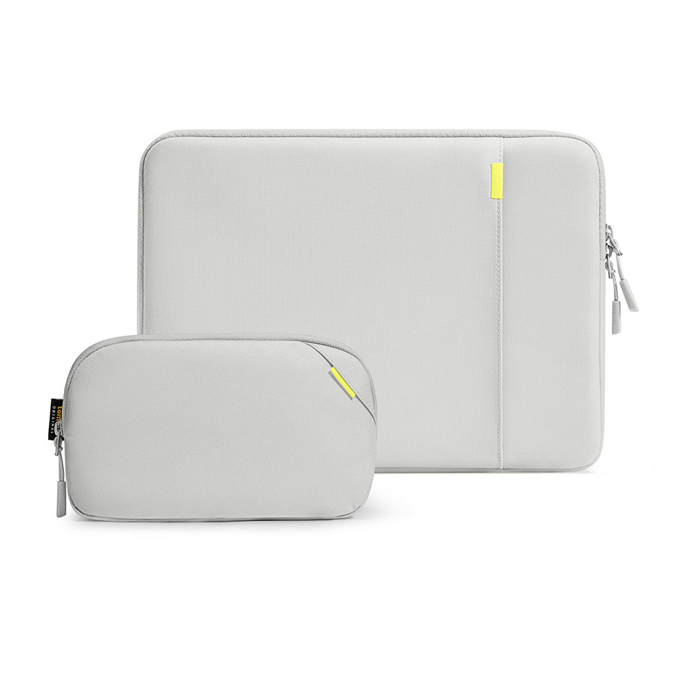 Tomtoc puzdro Recycled Sleeve with Pouch pre Macbook Pro 14" M1/M2/M3/M4 - Gray