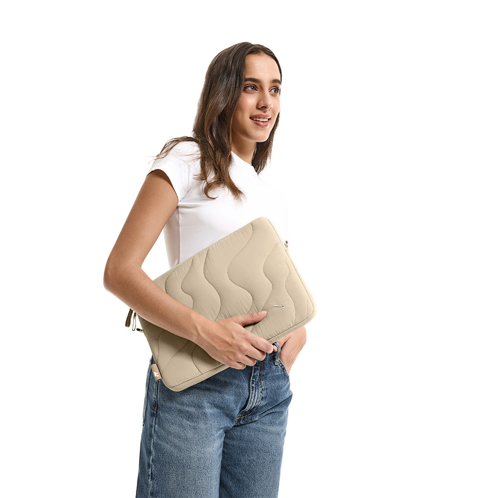 Tomtoc puzdro Terra A27 Sleeve pre Macbook Air 13" M1/M2/M3/M4 - Natural Sand