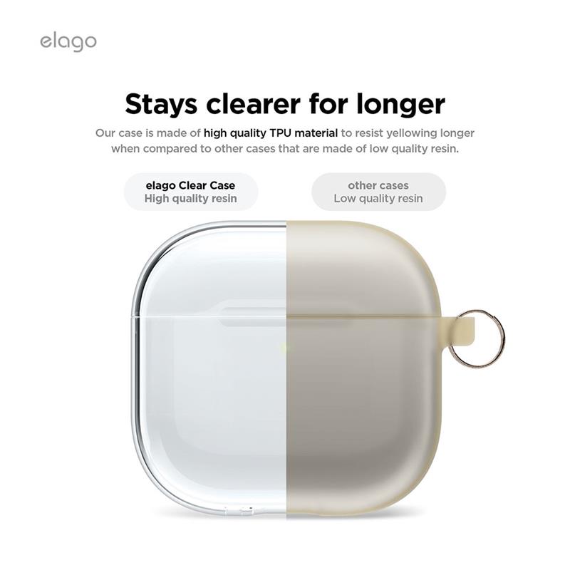 Elago Airpods 4 TPU Hang Case-Neon Yellow