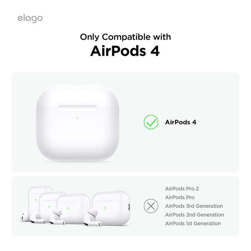 Elago Airpods 4 TPU Hang Case-Lovely Pink