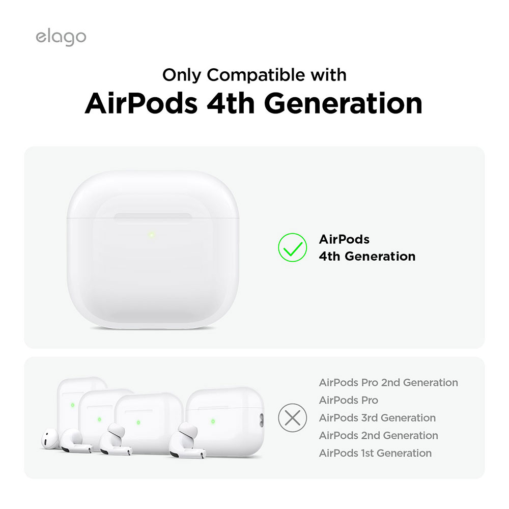 Elago Airpods 4 Liquid Hybrid Case - Mint
