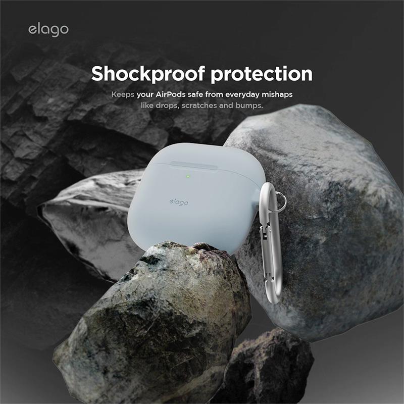 Elago Airpods 4 Silicone Hang Case - Lavender