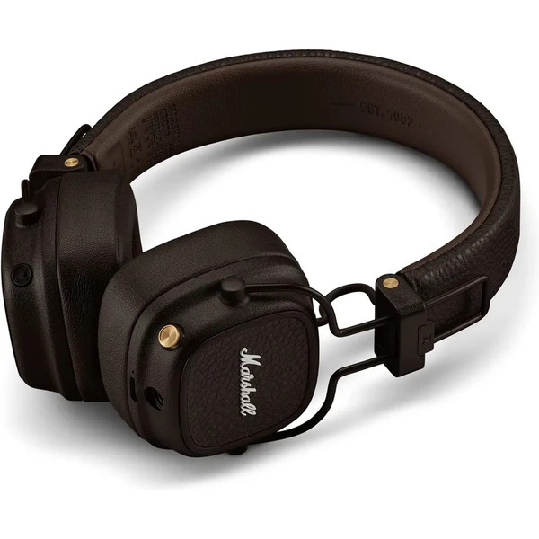 Marshall Major V - Bluetooth Brown slúchadlá