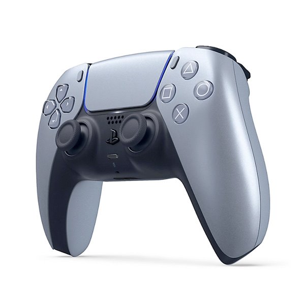 PlayStation DualSense Wireless Controller, sterling silver [CFI-ZCT1W]